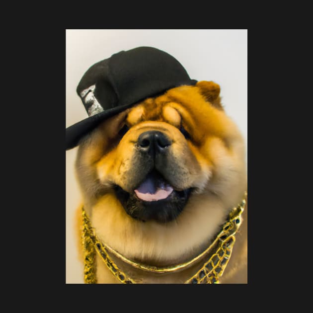 Cool Dog with Cap by maxcode