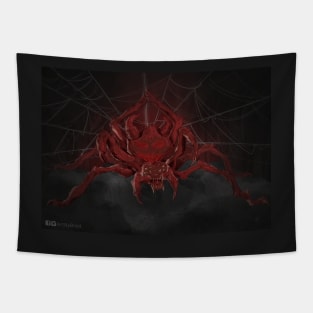 The Red Devil Spider Tapestry