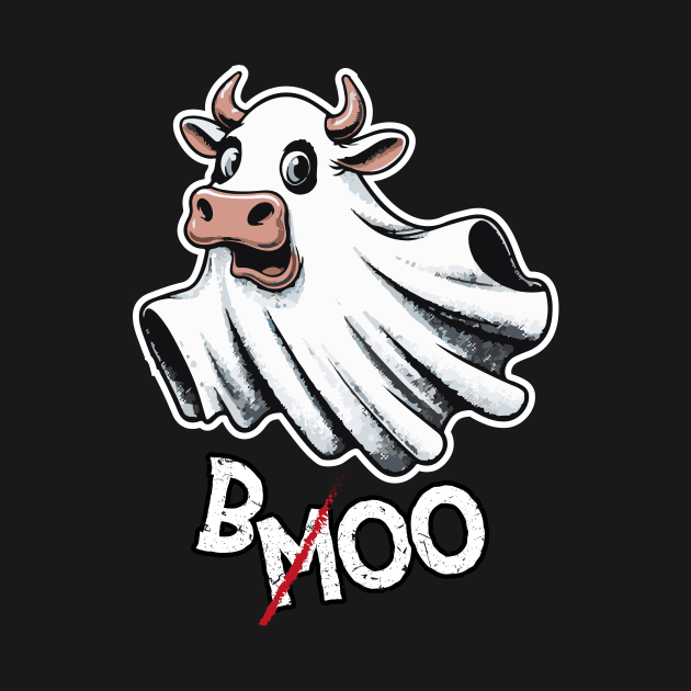 Spook-a-Moo: Halloween's Cutest Cow by star trek fanart and more