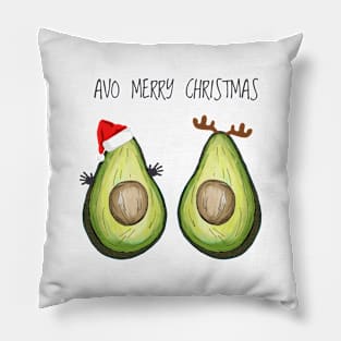 Avo Merry Christmas Funny Gift Pillow