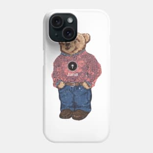 Juno Bear (Back of Shirt) Phone Case