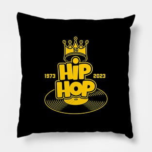 FIFTY YEARS OF HIP HOP (yellow) Pillow