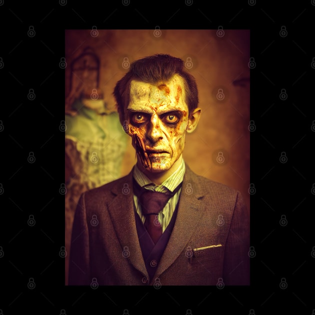 Zombie Tailor Portrait by Nysa Design