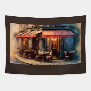 Sidewalk Cafe Tapestry