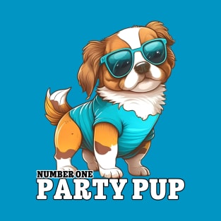 Number 1 Party Pup T-Shirt