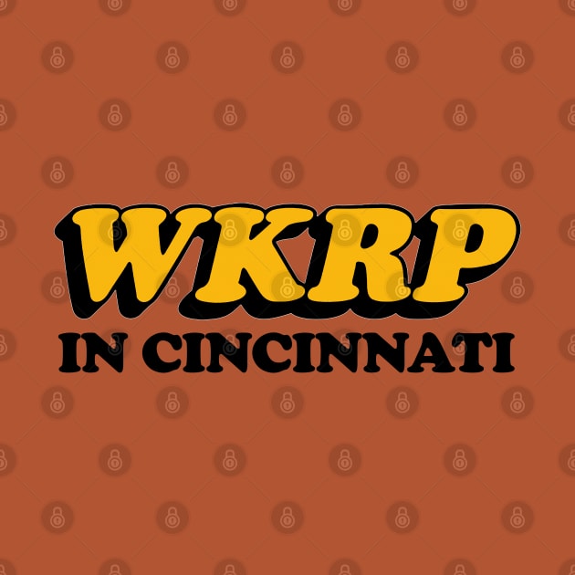 WKRP In Cincinnati Vintage Tribute Logo Design by DankFutura