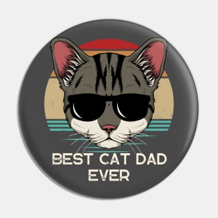 Best Cat Dad Ever Pin