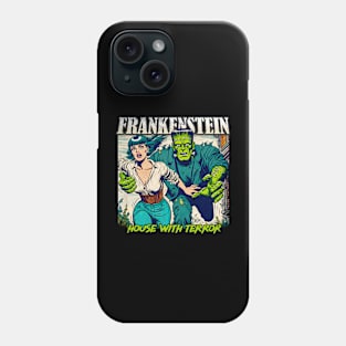 Frankenstein chases women Phone Case