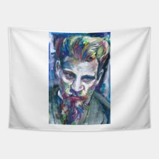 RAINER MARIA RILKE - watercolor portrait .3 Tapestry