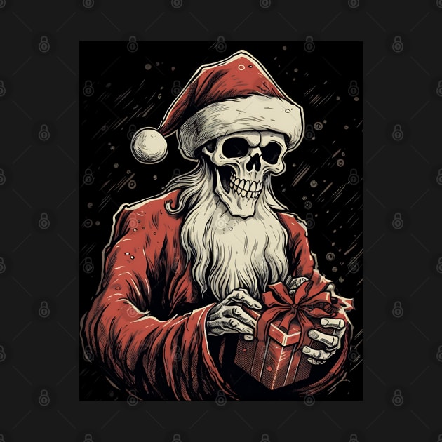 skeleton Santa by MZeeDesigns