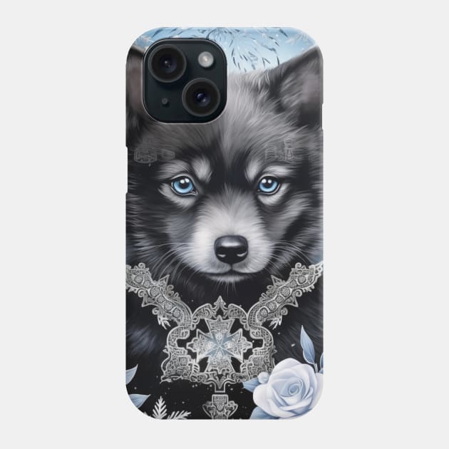 Arctic Pomsky Phone Case by Enchanted Reverie