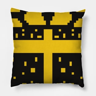 Gift box pixel art Pillow