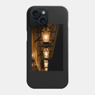 Gas Lamps down in the Quarter Phone Case