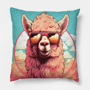 Vintage Trauma Llama Alpaca Pillow