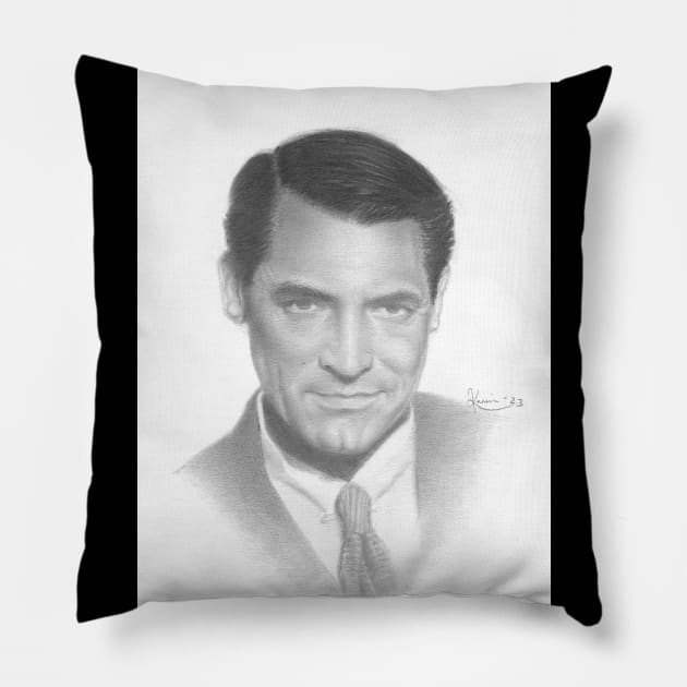 Cary Grant Pillow by jkarenart