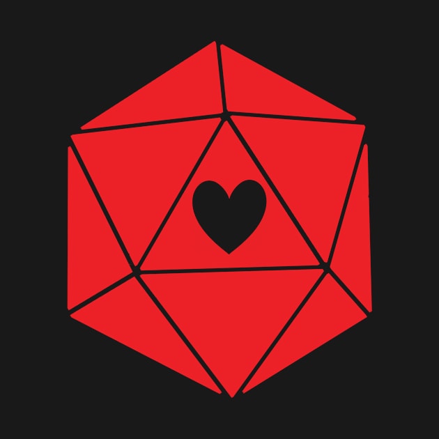 D20 Heart by Atlantahammy