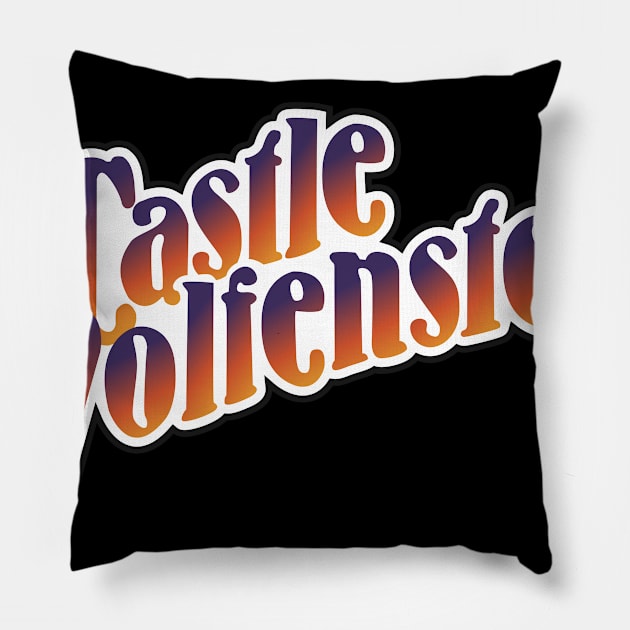 castle old wolfenstein Pillow by juninikmat