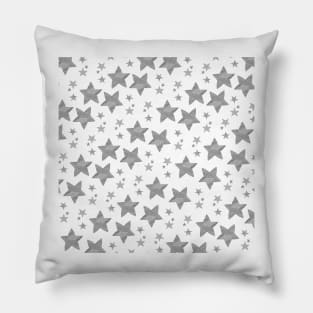 Twinkle little black stars Pillow