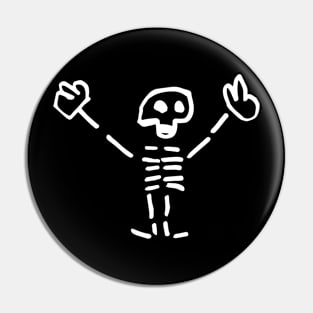 Sophia's Skeleton (White) Pin