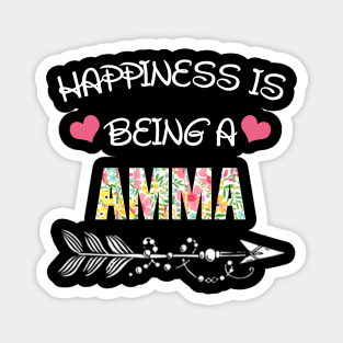 Happiness is being amma floral gift Magnet