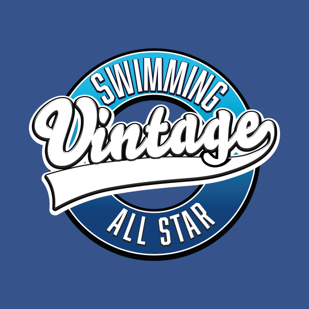 Swimming Vintage All Star logo by nickemporium1