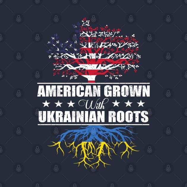 American Grown With Ukrainian roots by Teeartspace
