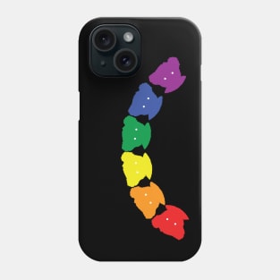 Abstract Pride Teddy Bear Rainbow Phone Case