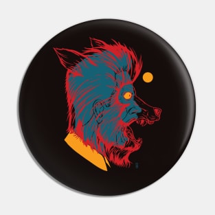 Werewolf Transformation Pin