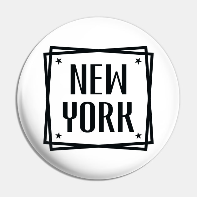 New York Pin by colorsplash