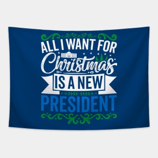 New President Blue Tapestry