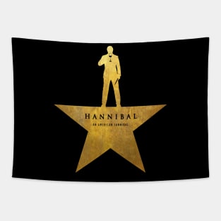 HANNIBAL: An American Cannibal (gold texture) Tapestry