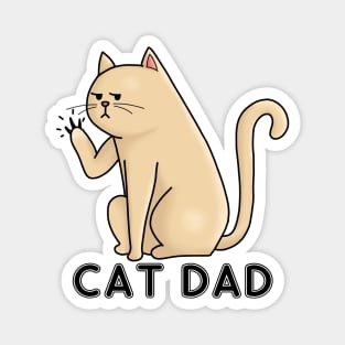 cat dad Magnet