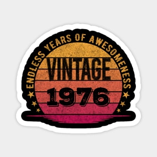 Vintage 1976 46th Birthday Gift Idea 46 Years Old Magnet