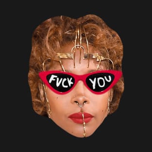 Erykah Badu f*ck Style Glasses Trand T-Shirt