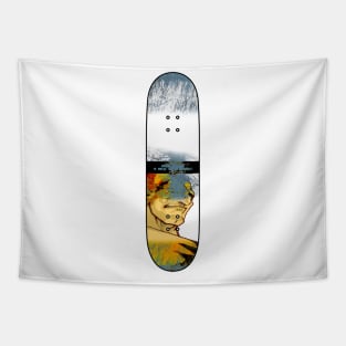 Distressed Skateboard - NC - Sagat Tapestry