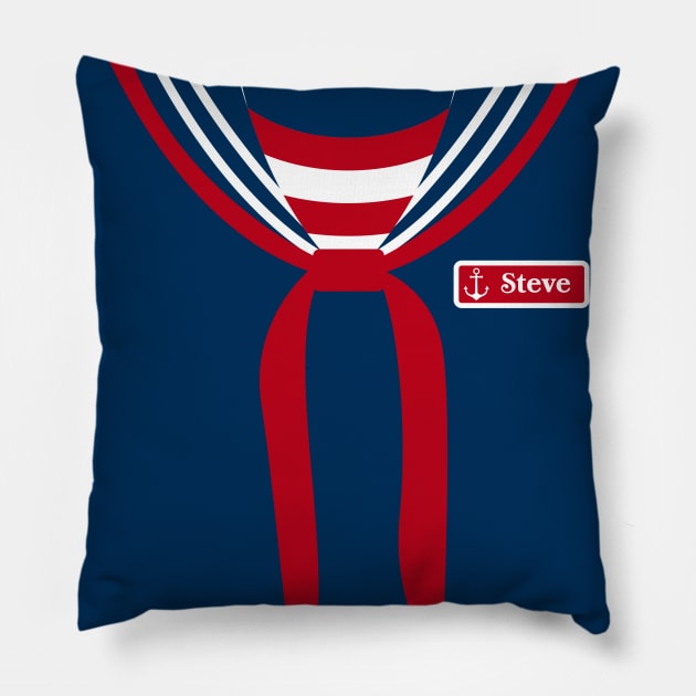 Scoops Ahoy Uniform Pillow by designedbygeeks