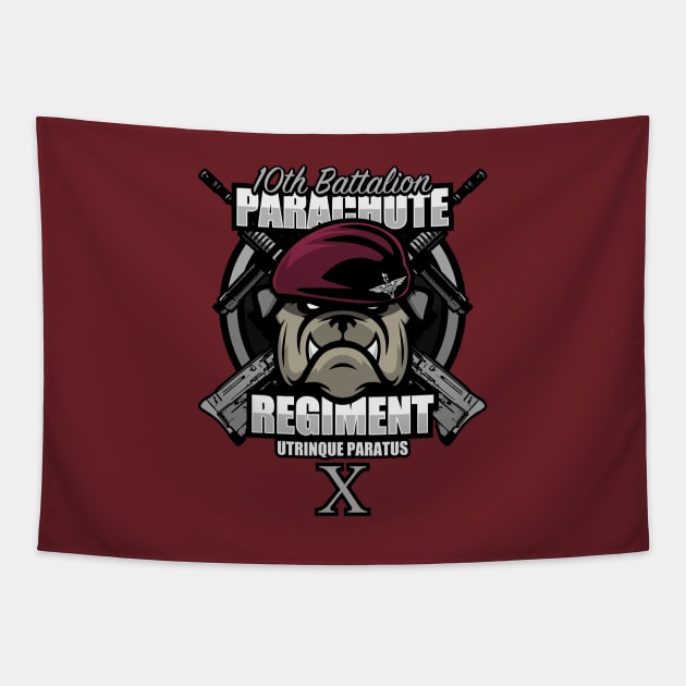 Parachute Regiment - 10th Battalion Tapestry by TCP