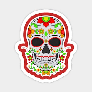 Day of The Dead Illustration Magnet