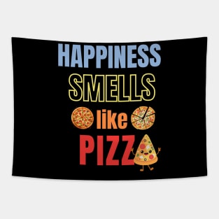 Happiness smells like pizza Tapestry