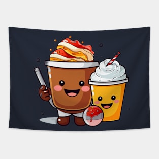 kawaii Ice cream  T-Shirt cute Candy food gilrl funny Tapestry