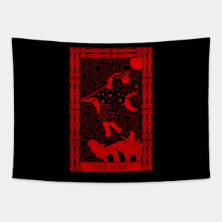 The Fool - Crimson Tarot Cards Sunweaver Tapestry