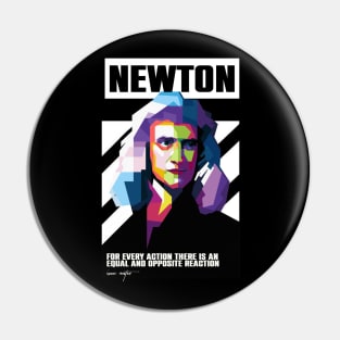 Isaac Newton Pin