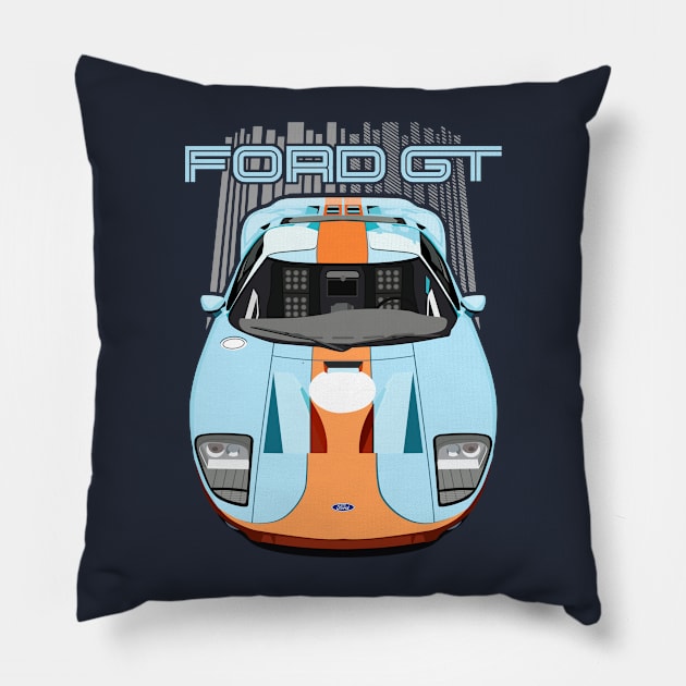 Ford GT-2005-2006-heritage Pillow by V8social