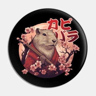 Capybara Wandering Warrior - Ronin Pin