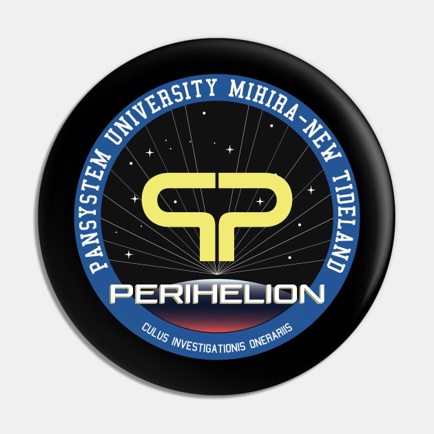 Murderbot Diaries Perihelion Crew Patch Fan Art Pin by Zodiac Signs