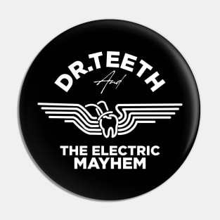 Dr Teeth And The Electric Mayhem White Pin