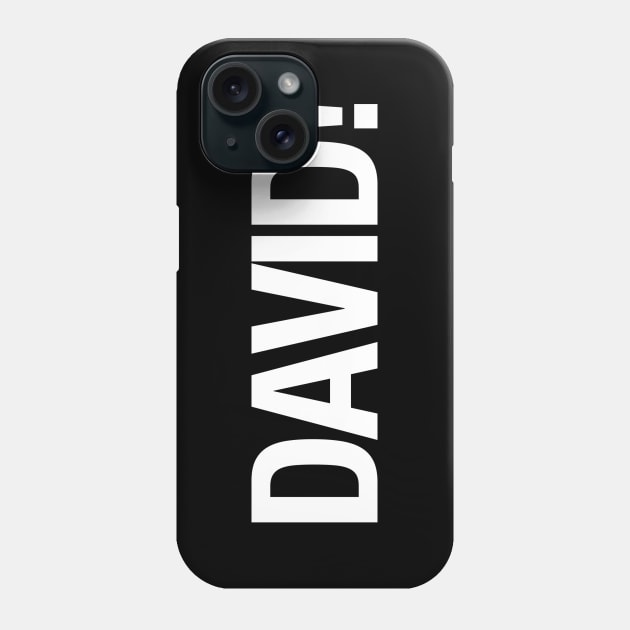 David Phone Case by PhotoPunk