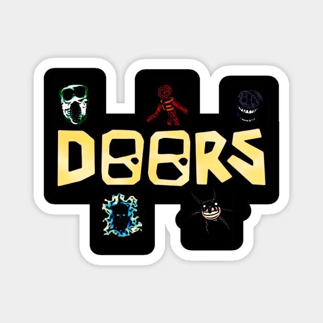 DOORS Ambush Logo - Roblox Doors - Posters and Art Prints