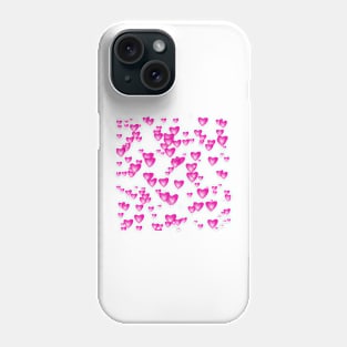 Little Pink Passion Hearts Phone Case