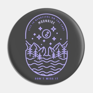 Moonrise Moon Under The Stars outdoors Pin